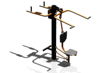 Уличный тренажер "Верхняя тяга Брусья Пресс" УТ339 в Майкопе