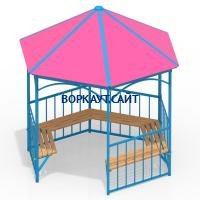 Беседка с лавками МАФ 4120 в Майкопе Беседка с лавками МАФ 4120 в Майкопе