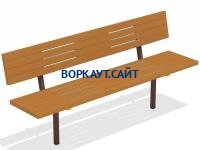 Диван уличный МАФ 1608 в Майкопе