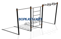 Спортивный комплекс воркаут ВС-129 в Майкопе