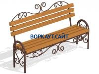 Лавочка кованная МАФ 1606 в Майкопе