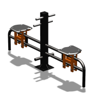 Уличный тренажер  "Каталка двойная"   УТ215 в Майкопе