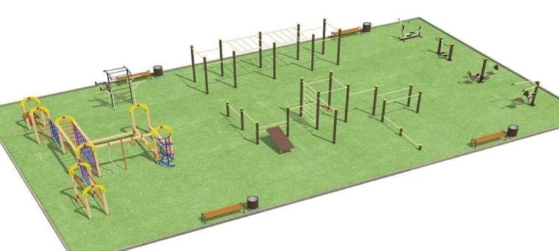 Проект спортивной площадки для любого возраста - 1 096 200 рублей. в Майкопе