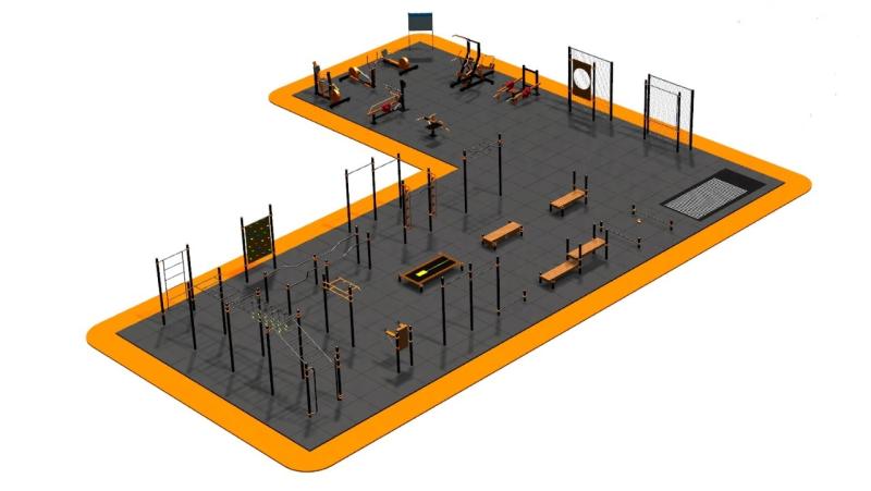 Дизайн проект спортплощадки Угловая в Майкопе