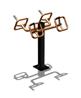 Уличный тренажер  "Штурвал двойной"  УТ201 в Майкопе