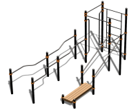 Спортивный комплекс воркаут ВС-194 в Майкопе