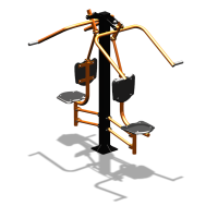 Уличный тренажер  "Верхняя тяга двойная"  УТ207 в Майкопе