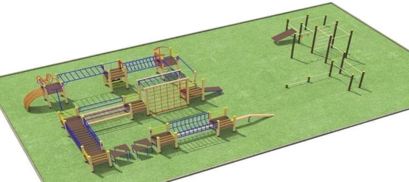 Проект спортплощадки с полосой препятствий - 1 178 100 рублей в Майкопе