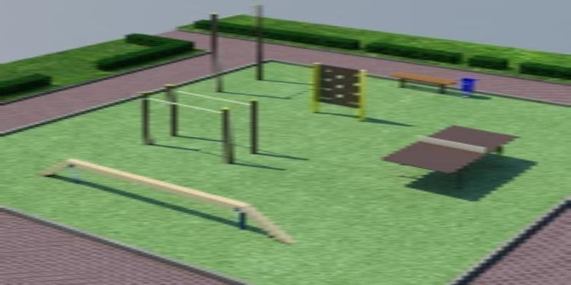 Проект спортплощадки мини спорт  в Майкопе