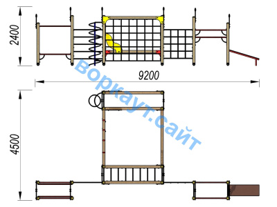 Детский спортивный комплекс ДСК 3102 в Майкопе