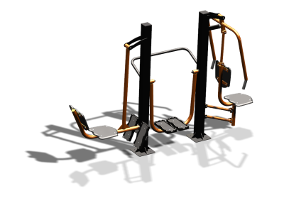 Уличный тренажер "Жим ногами Шагомер Жим от груди" УТ333 в Майкопе