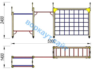 Детский спортивный комплекс Атлет ДСК 3106 в Майкопе