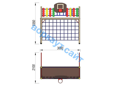 Детский спортивный комплекс ДСК 3101 в Майкопе