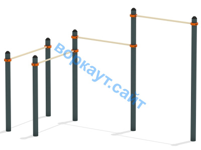 Турник двойной с брусьями ВС-17 в Майкопе