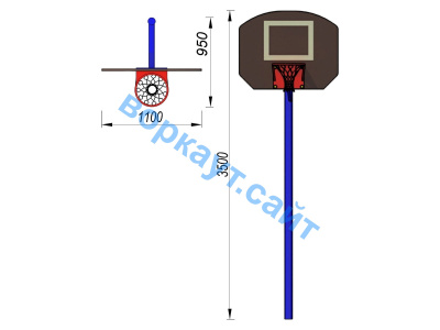 Баскетбольный щит СИО 3510 в Майкопе