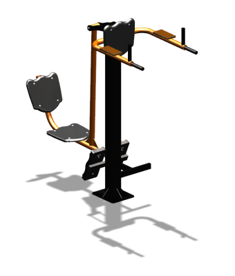 Уличный тренажер "Жим ногами Брусья Пресс" УТ329 в Майкопе