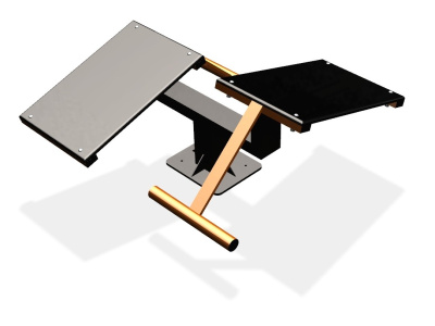 Уличный тренажер  "Скамья для пресса двойная"   УТ213 в Майкопе