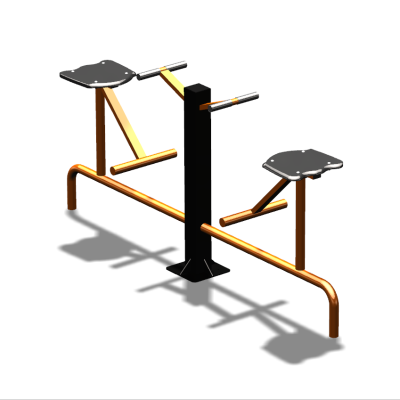 Уличный тренажер  "Твистер сидя двойной"   УТ216 в Майкопе