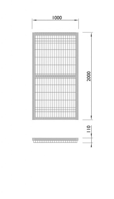 Калитка спортивной площадки МАФ 5105 в Майкопе