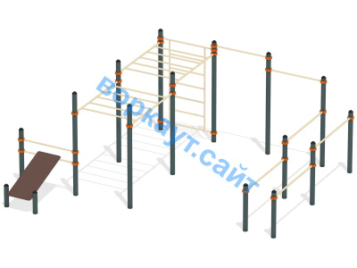 Спортивный комплекс воркаут ВС-50 в Майкопе