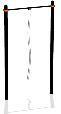 Турник с гимнастическим канатом ВС-34 в Майкопе