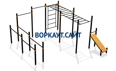 Спортивный комплекс воркаут ВС-109 в Майкопе