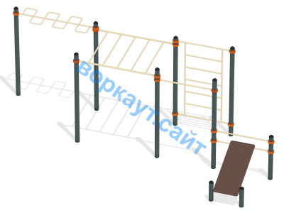 Спортивный комплекс воркаут ВС-45 в Майкопе