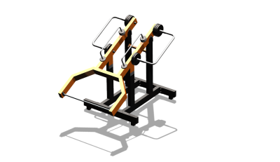 Силовой уличный тренажер  "Мультиштанга"  УТ417 в Майкопе