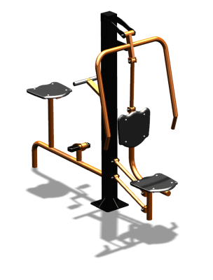 Уличный тренажер "Жим от груди Вело" УТ321 в Майкопе