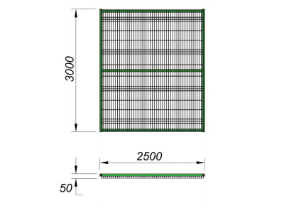 Ограждение спортивной площадки 2500х3000 МАФ 5103 в Майкопе