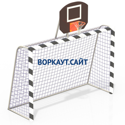 Ворота с баскетбольным щитом СИО 3512 в Майкопе Ворота с баскетбольным щитом СИО 3512 в Майкопе