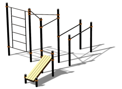 Спортивный комплекс воркаут ВС-140 в Майкопе