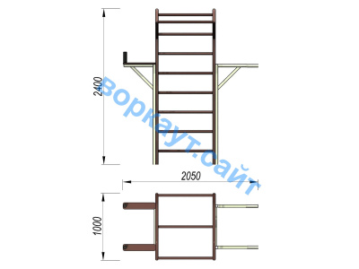 Детский спортивный комплекс 3 в 1 ДСК 3103 в Майкопе