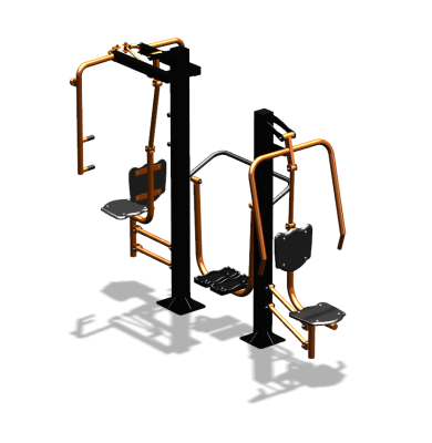 Уличный тренажер "Жим от себя Шагомер Баттерфляй" УТ303 в Майкопе