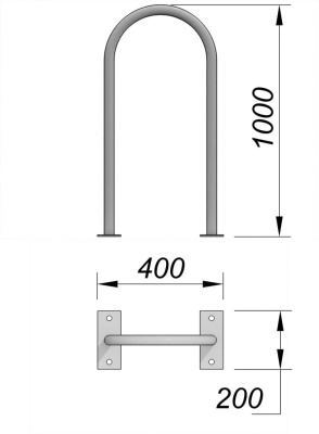 Велопарковка МАФ 6001 в Майкопе