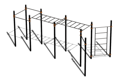 Спортивный комплекс воркаут ВС-118 в Майкопе