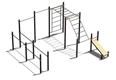 Спортивный комплекс воркаут ВС-146 в Майкопе