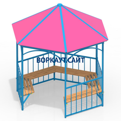 Беседка с лавками МАФ 4120 в Майкопе