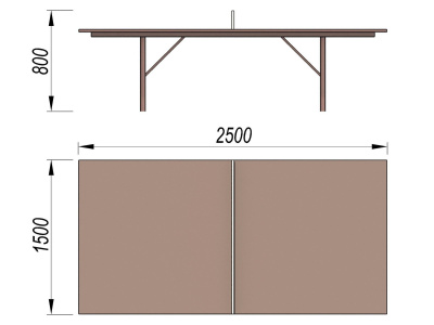 Теннисный стол МАФ 3517 в Майкопе