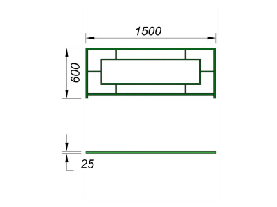 Ограждение площадки МАФ 5000 в Майкопе