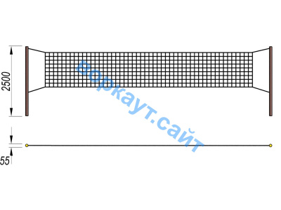Волейбольные стойки СИО 3515 в Майкопе