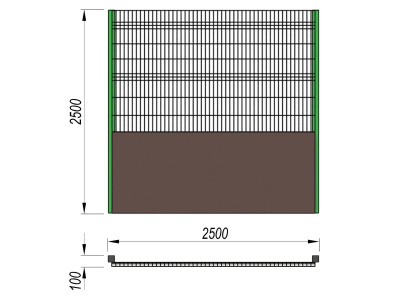 Ограждение хоккейной коробки МАФ 5202 в Майкопе