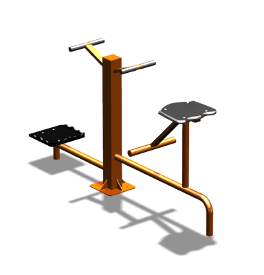 Уличный тренажер "Твистер стоя Твистер сидя" УТ323 в Майкопе