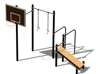 Спортивный комплекс воркаут ВС-143 в Майкопе