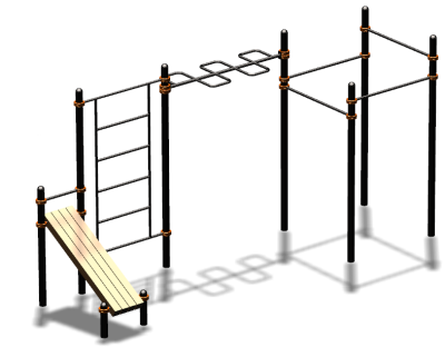 Спортивный комплекс воркаут ВС-74 в Майкопе