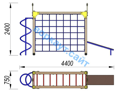 Детский спортивный комплекс Юниор ДСК 3105 в Майкопе