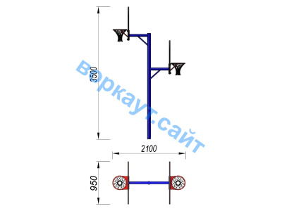 Баскетбольный щит двойной СИО 3511 в Майкопе