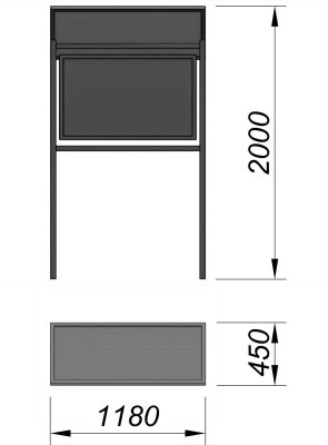 Информационный стенд МАФ 6006 в Майкопе