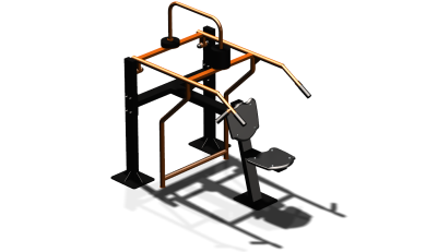 Силовой уличный тренажер  "Жим вверх сидя"  УТ403 в Майкопе